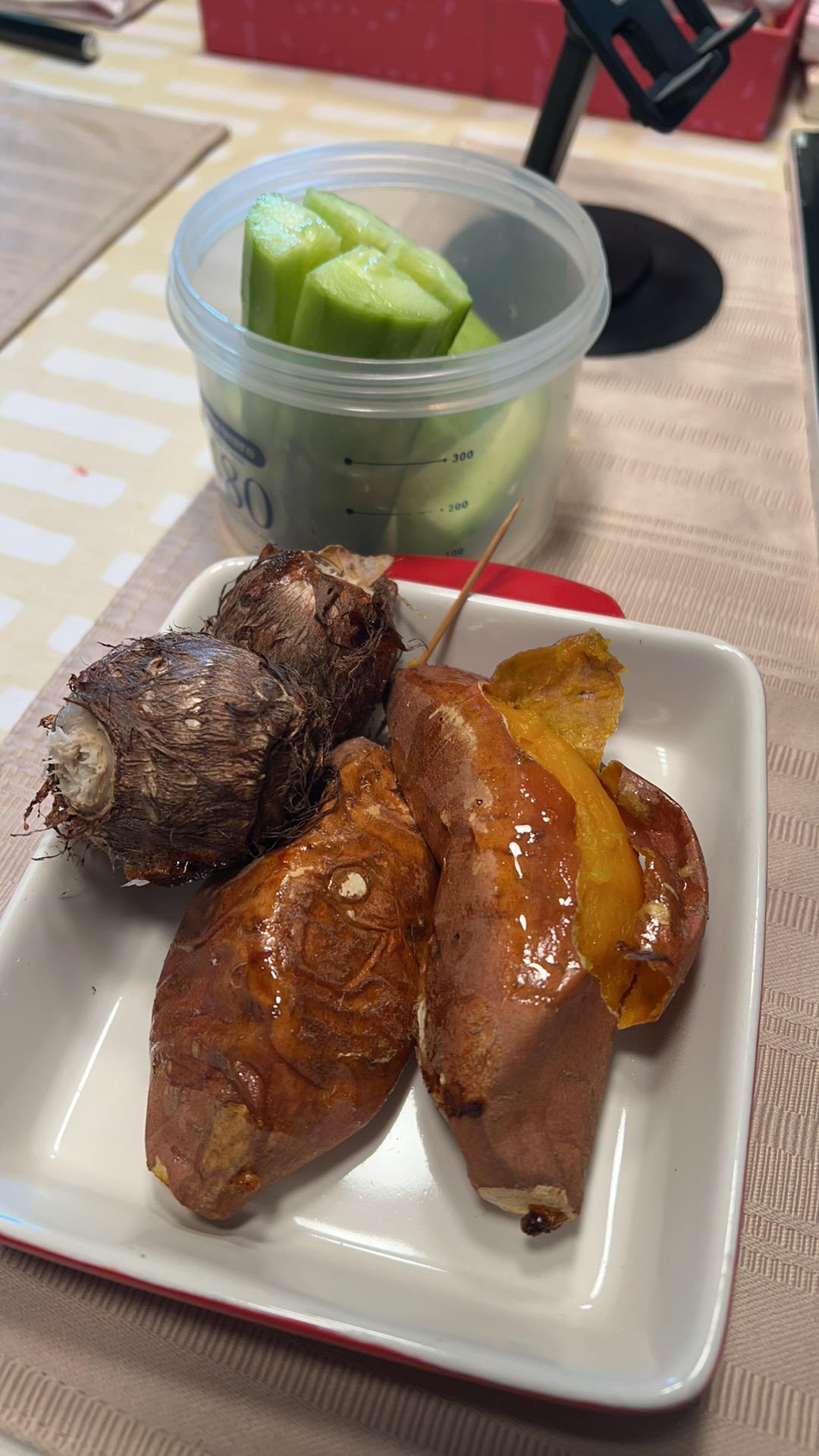 【糯唧唧的烤红薯】糖油四溢皮肉分离外糯里嫩吸溜着吃！