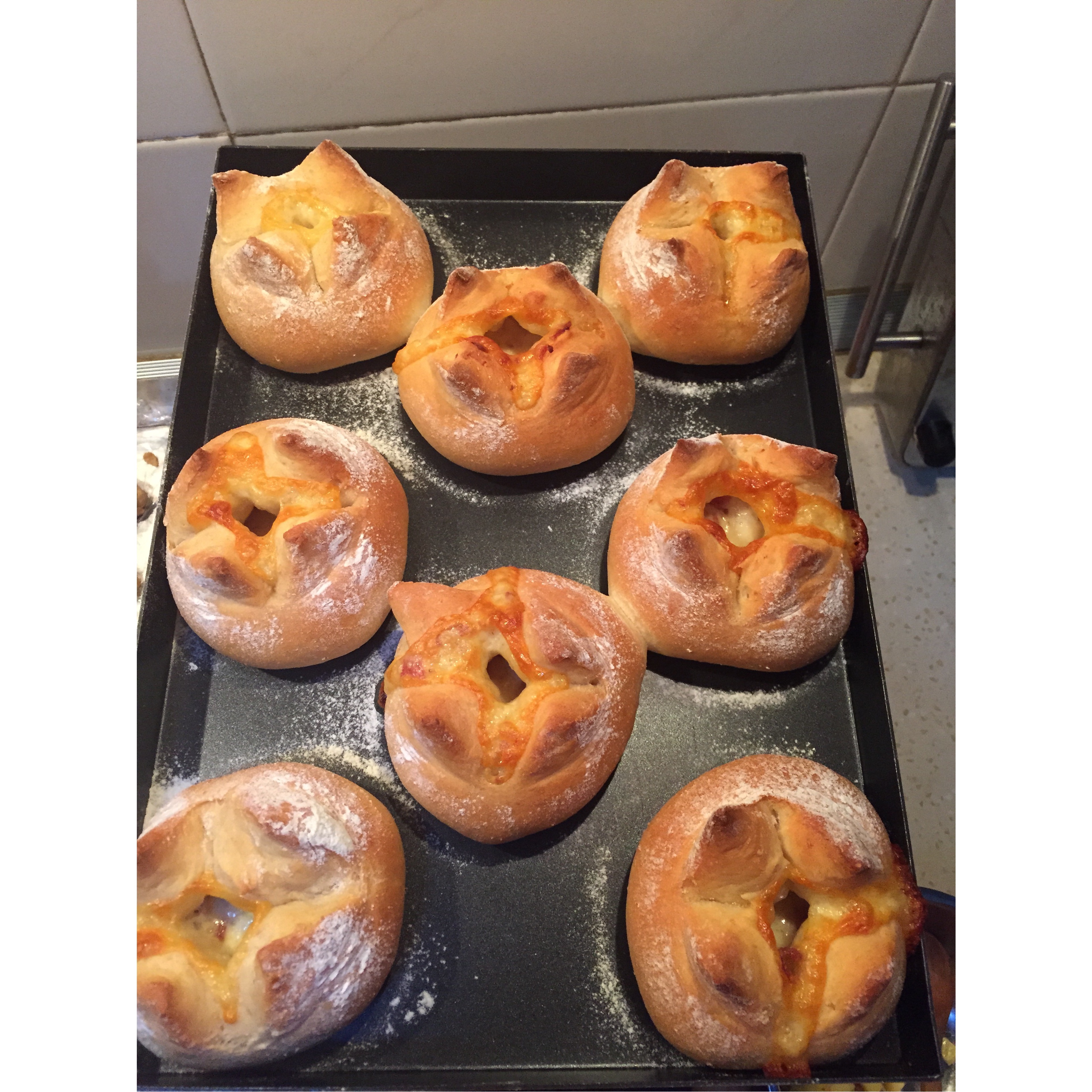 全麦芝士熔岩面包