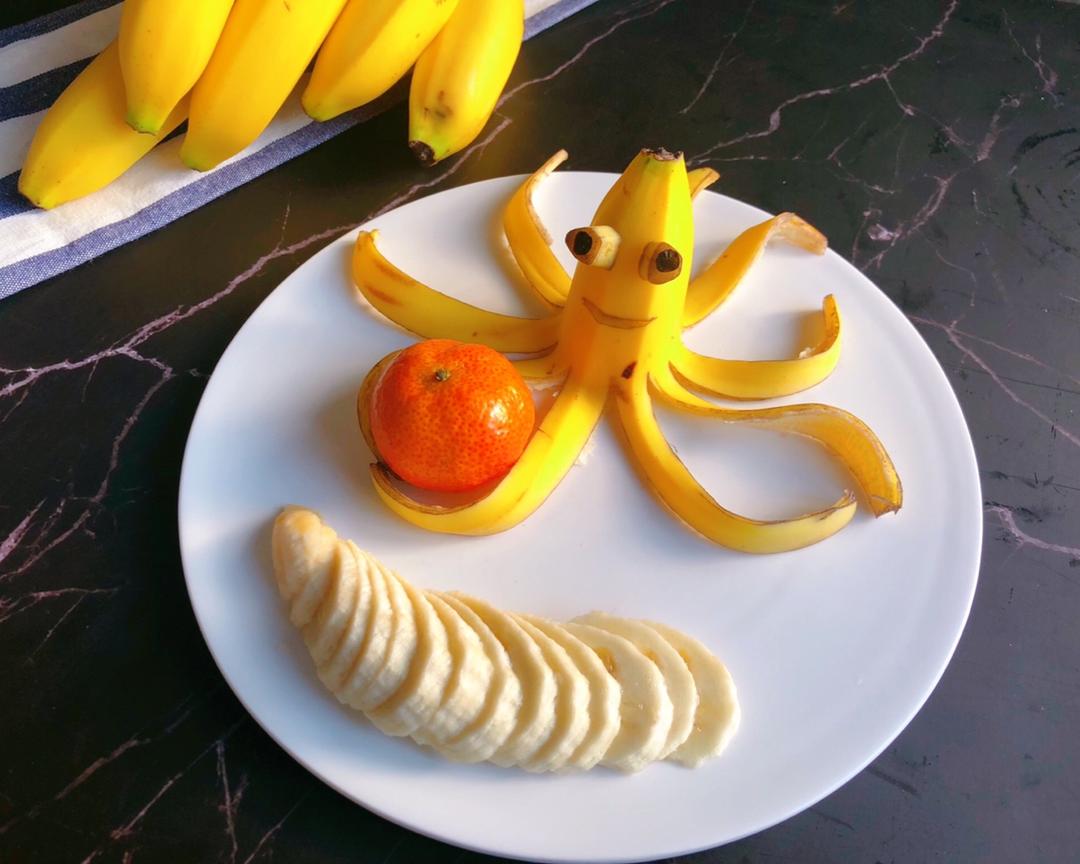 香蕉造型（章鱼）的做法