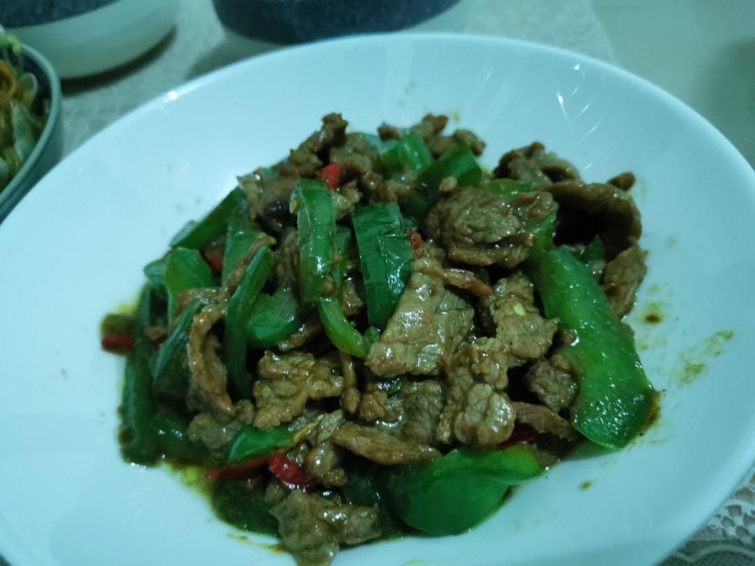 青椒炒牛肉