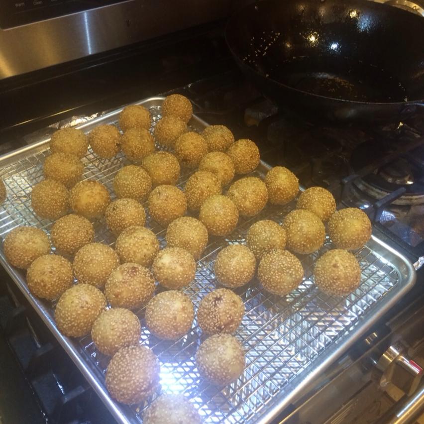 麻球，风靡街头的中华小吃，简单美味！