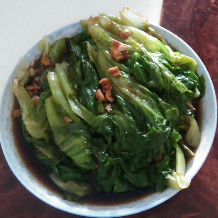 白灼生菜