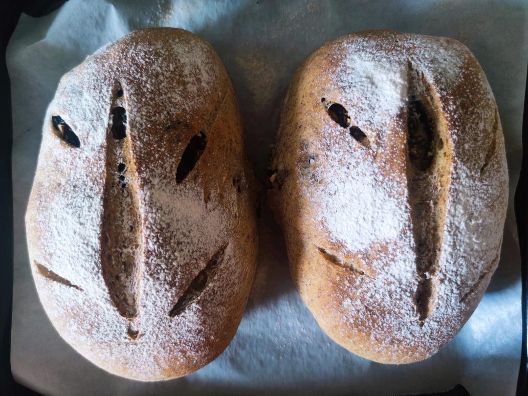 德国婆婆秘方·只多一料·香得上天的全麦核桃蔓越欧包