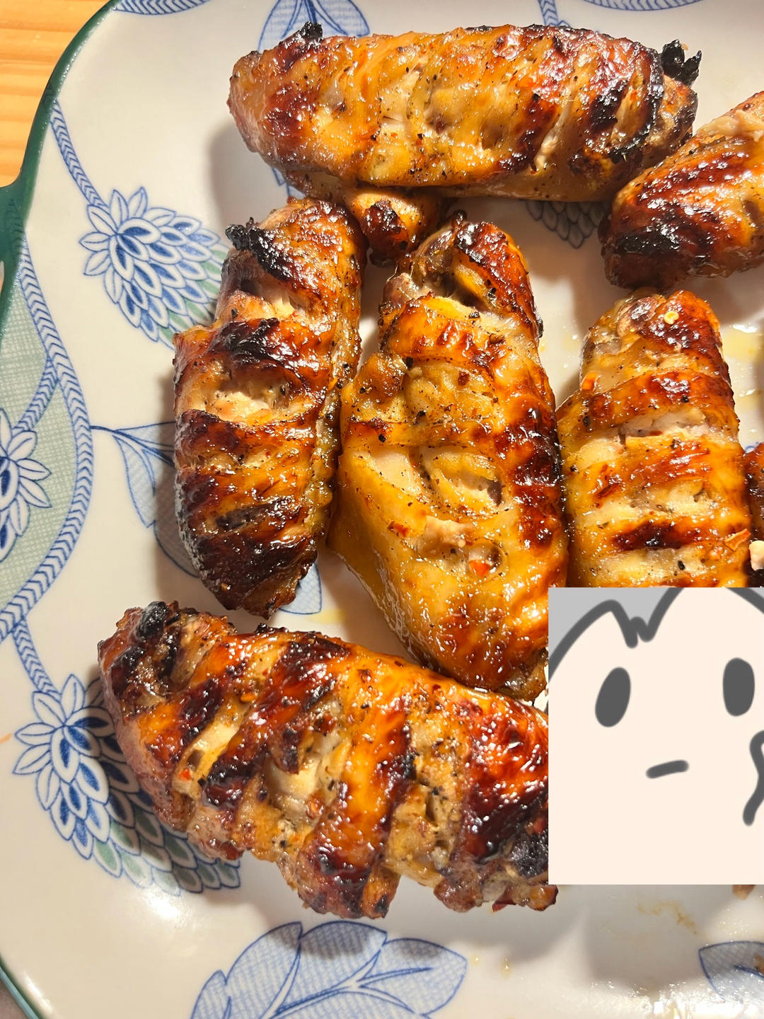 烤鸡翅空气炸锅版