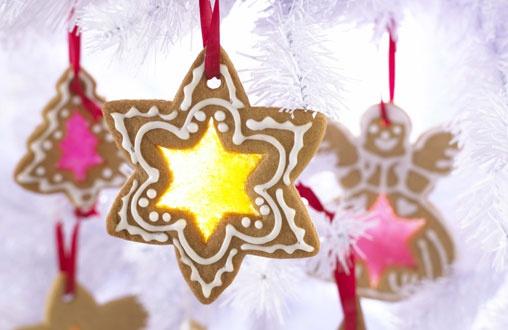 玻璃餅乾聖誕裝飾 Stained Glass Cookie Ornaments