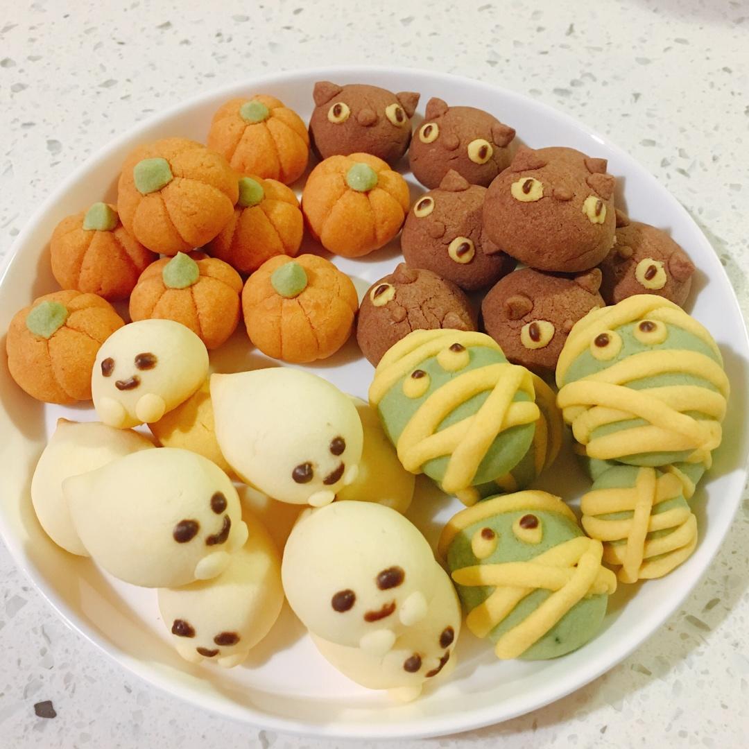 🎃万圣节小怪物们来袭㊙️用勺子舀着吃的小酥饼~