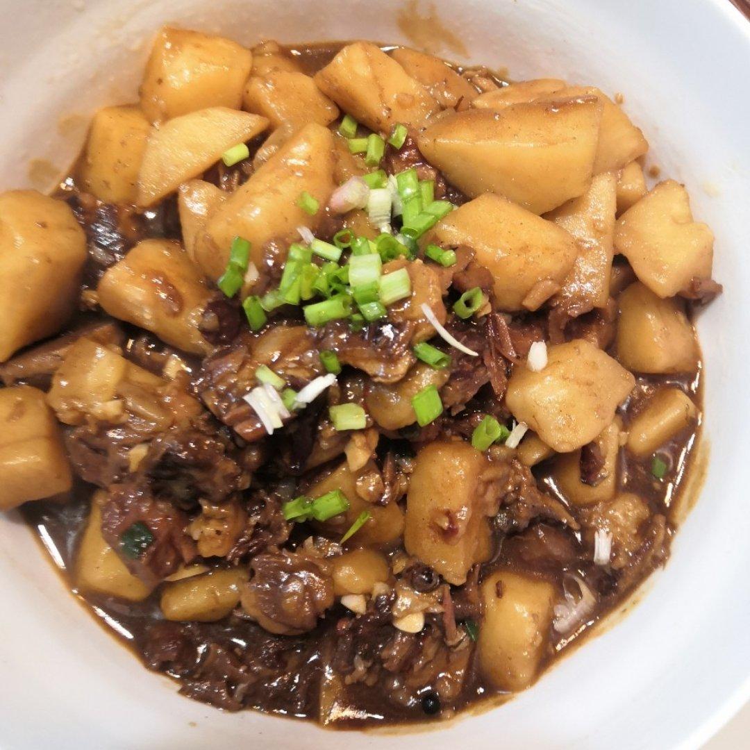 懒人饭豆角粘卷子一锅出