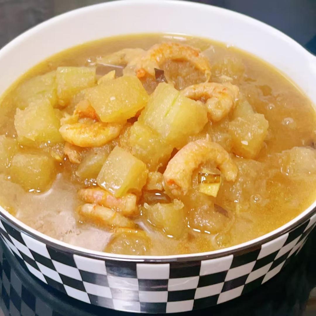虾干炖冬瓜～主打一个鲜的做法