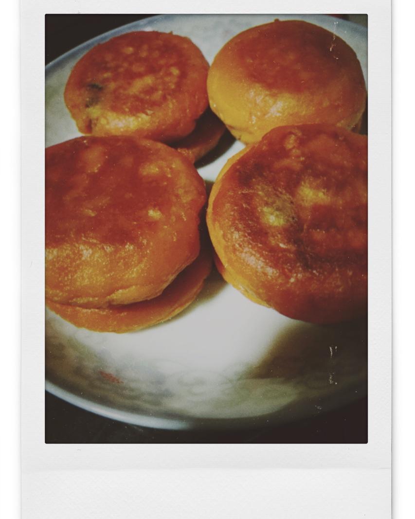 红豆番薯饼