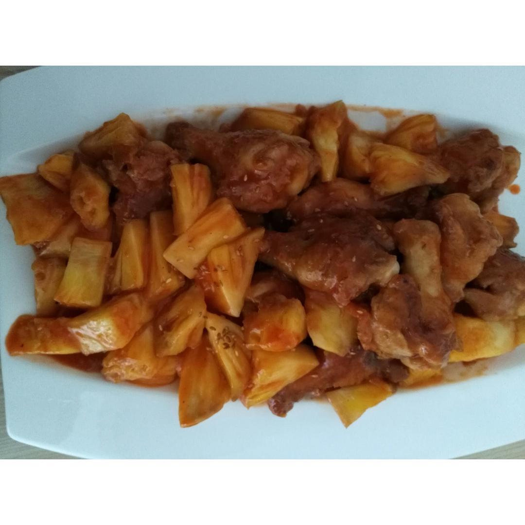 糖醋菠萝鸡块