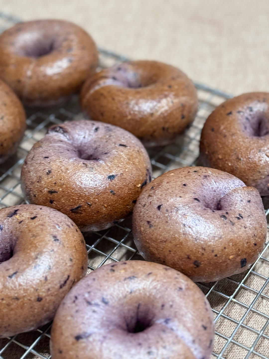 蓝莓贝果｜无油低糖