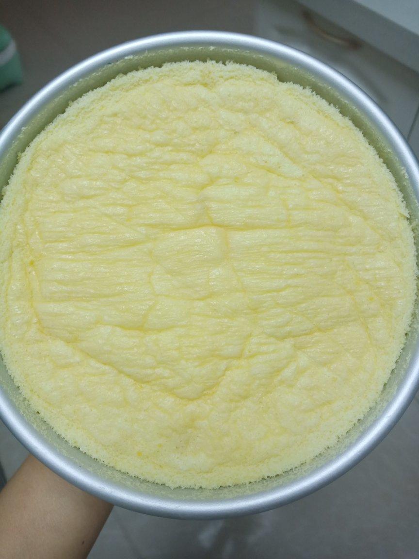 蒸蛋糕（戚风做法）6寸