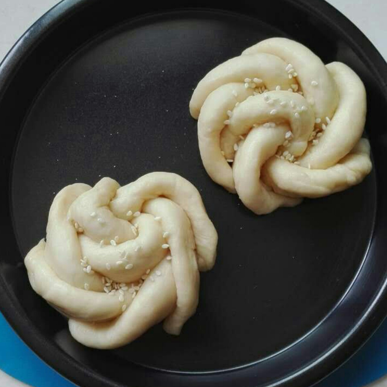 玫瑰花面包