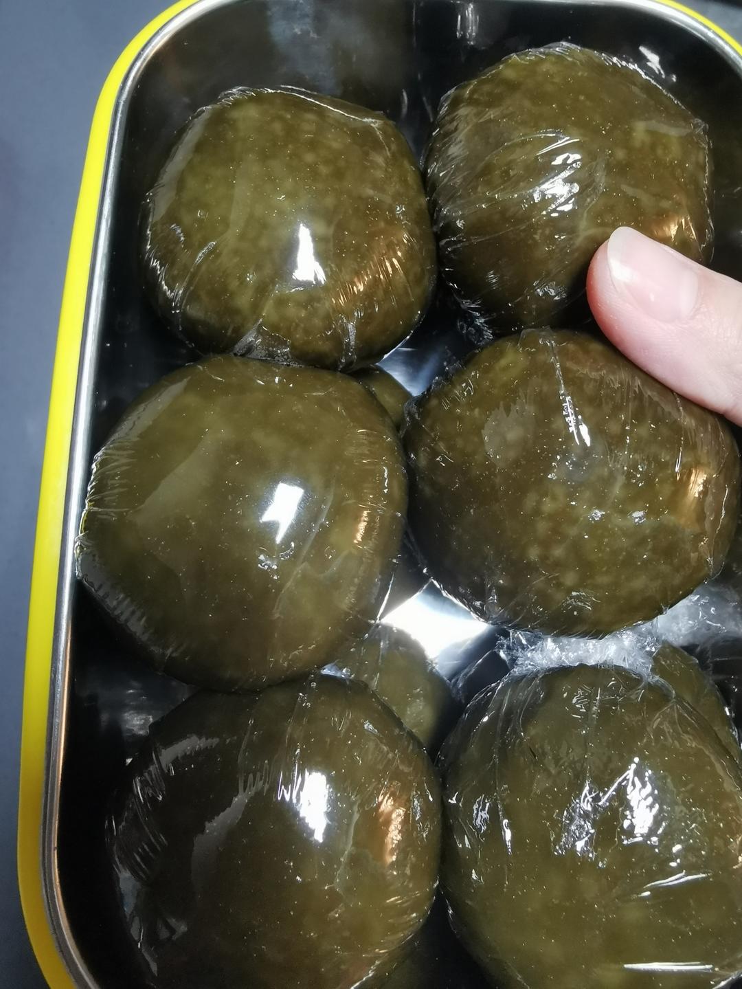 网红青团，保持翠绿不变硬的秘诀