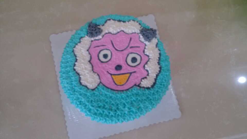 奶油水果装饰蛋糕