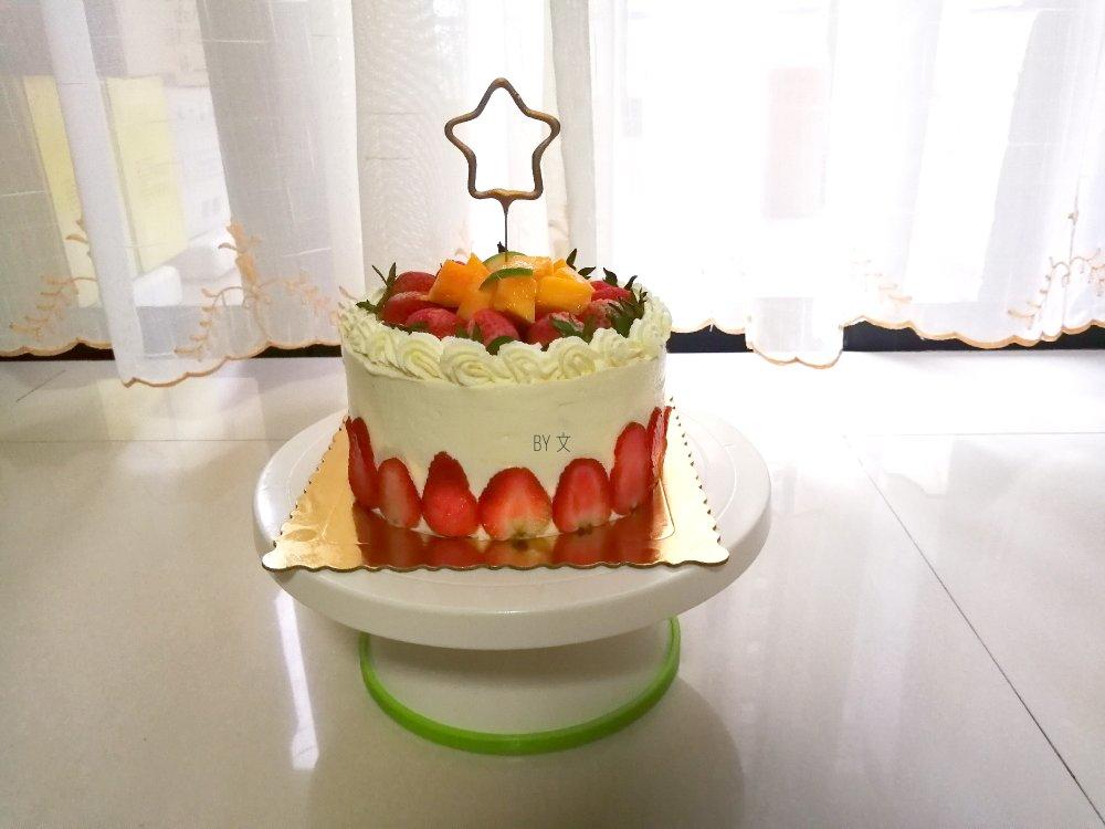 超级简单的味多美同款生日蛋糕（6寸），新手也能高度还原