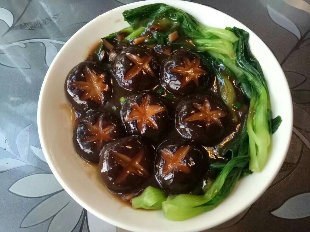 香菇青菜的做法