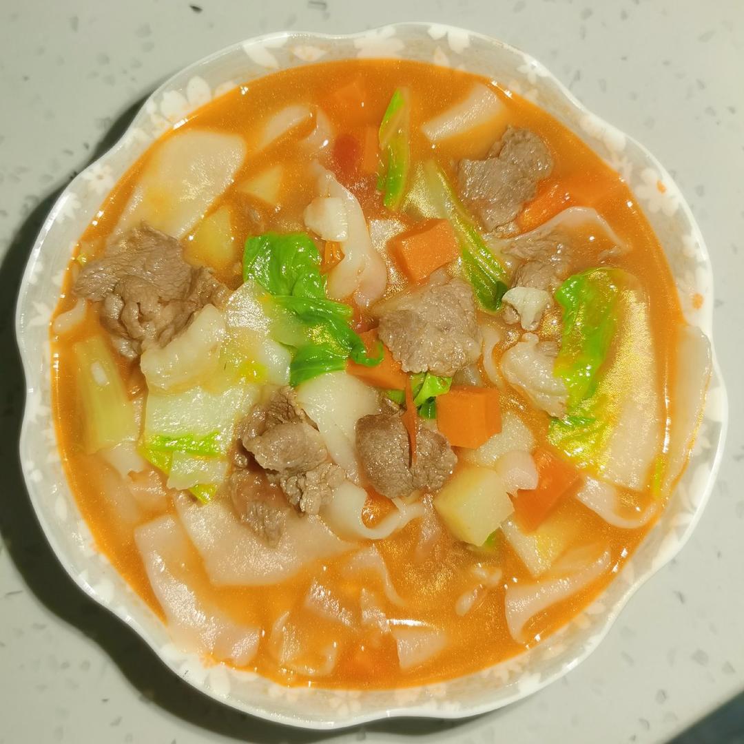 新疆汤饭（揪片子）附揪面片图解