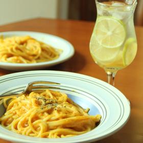 南瓜意面(Spaghetti with Pumpkin Sauce)