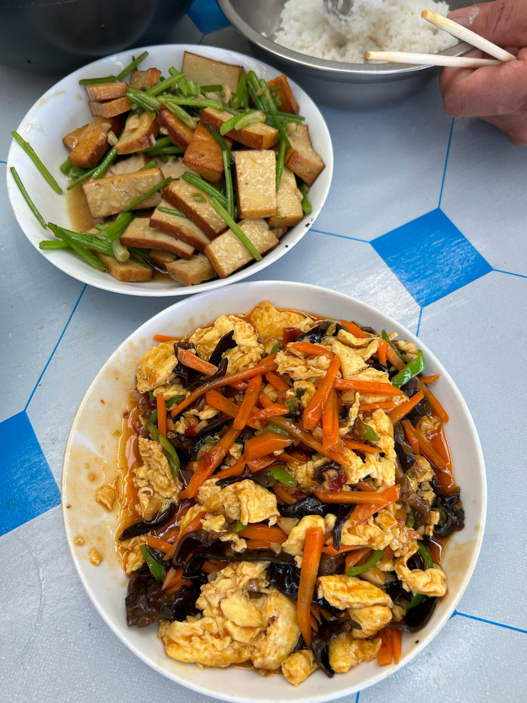 【香芹炒豆干】