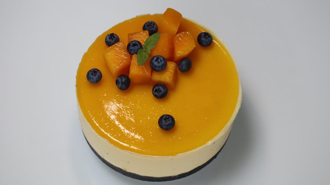 【视频】芒果慕斯（6寸） | 含镜面果胶配方