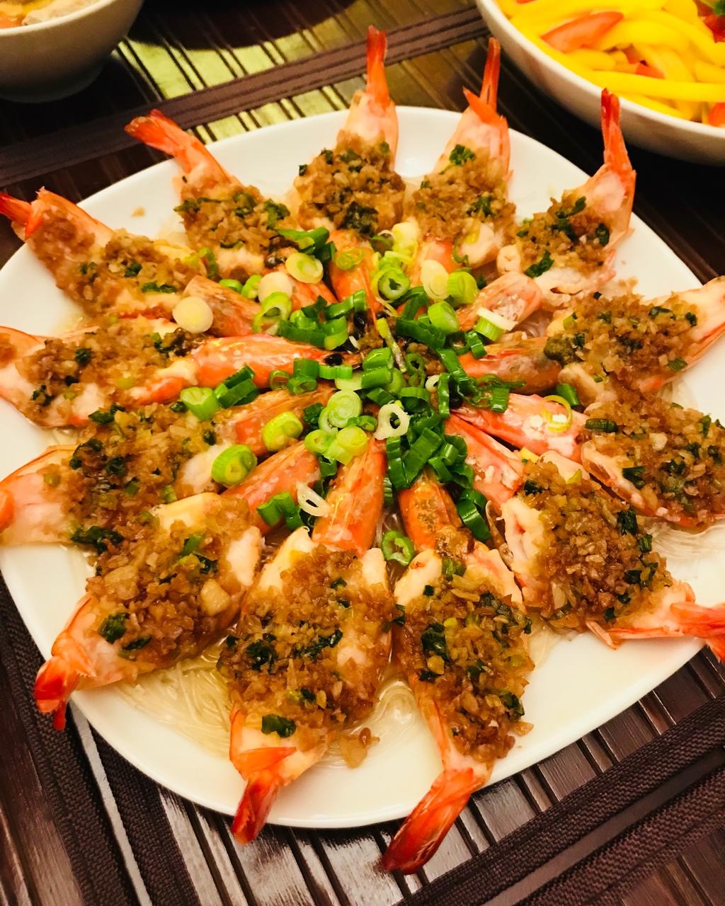 蒜蓉粉丝蒸虾