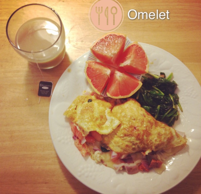 西式早餐Cheese Omelet!