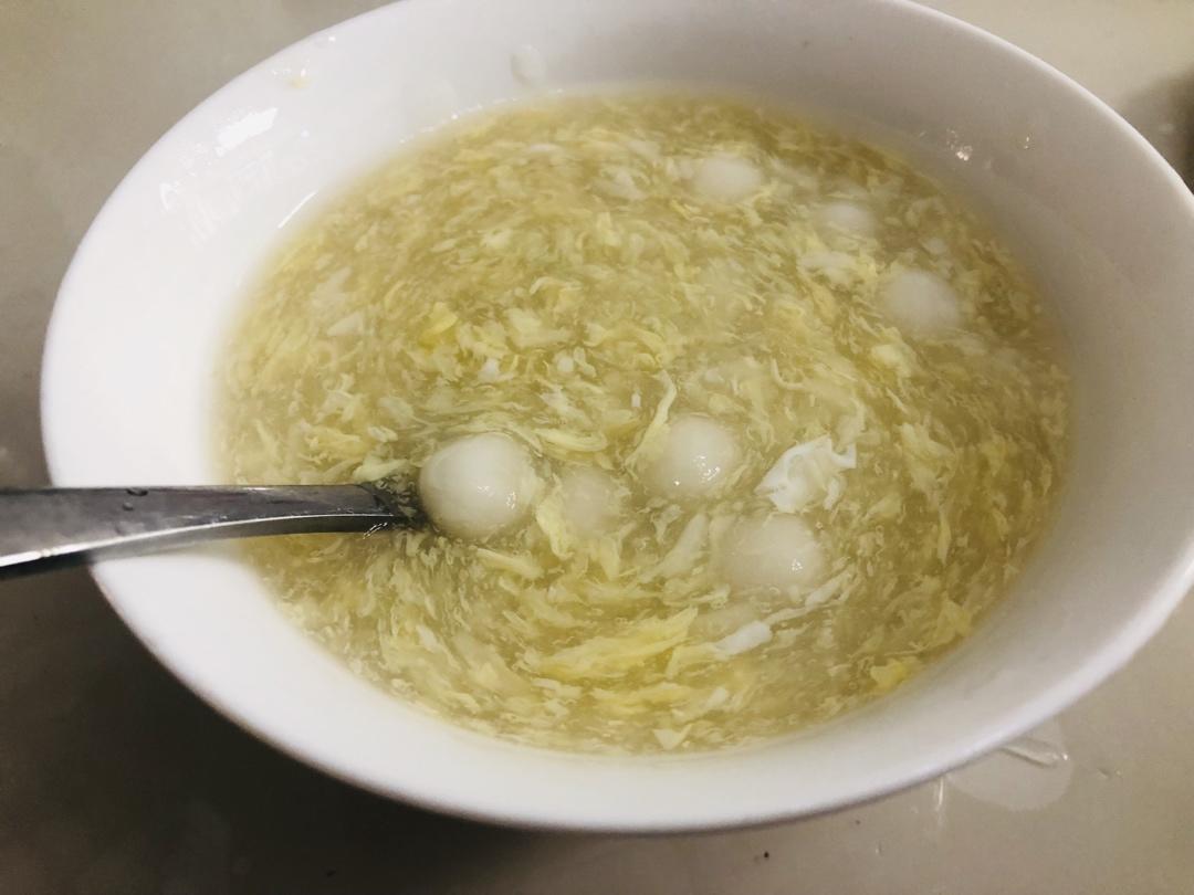 蛋花酒酿圆子