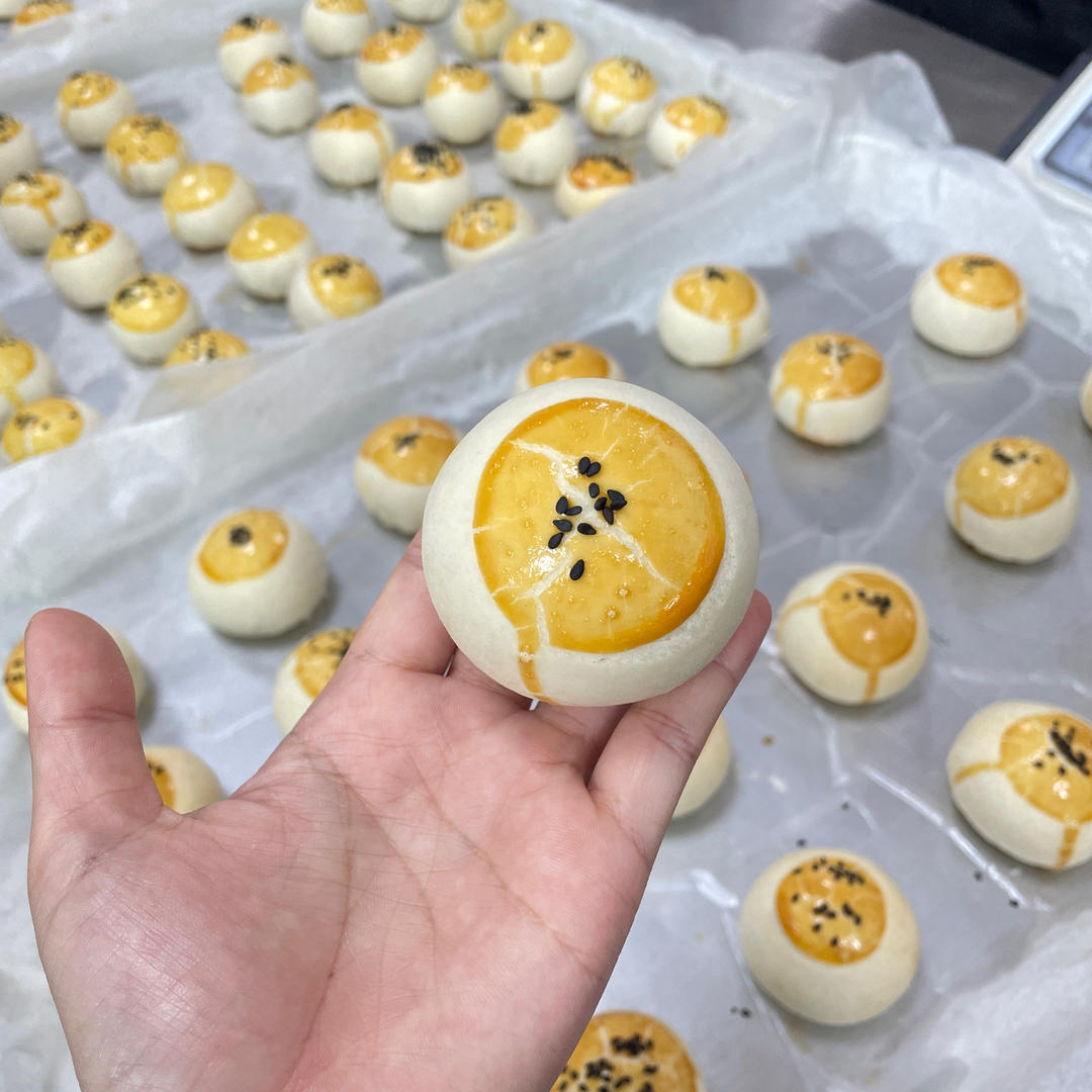 蛋黄酥（课堂配方）