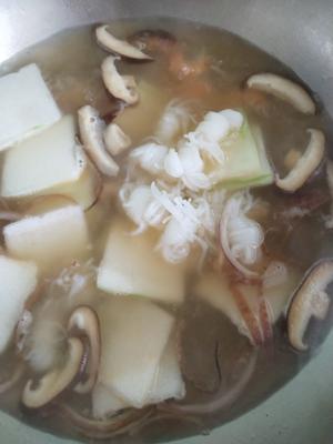 瘦身汤—低脂饱腹鲜虾杂菌汤的做法 步骤7