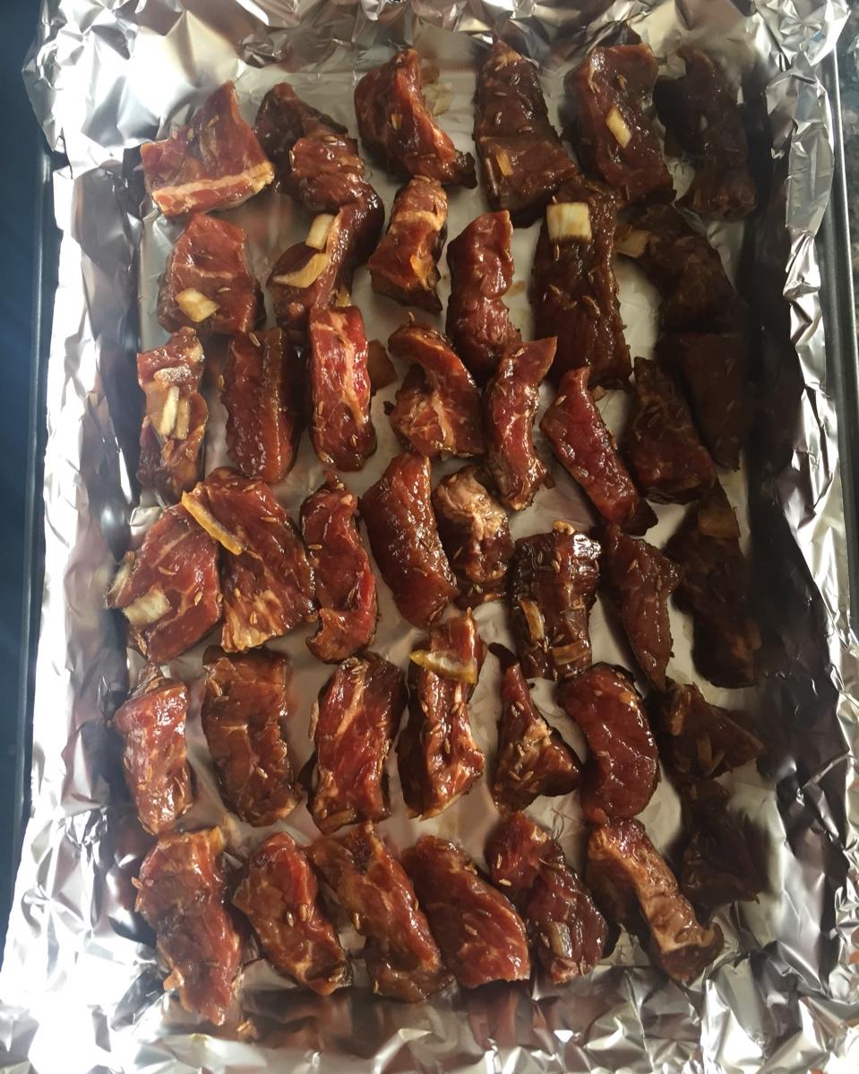 零失败的烤箱版生烤牛肉干