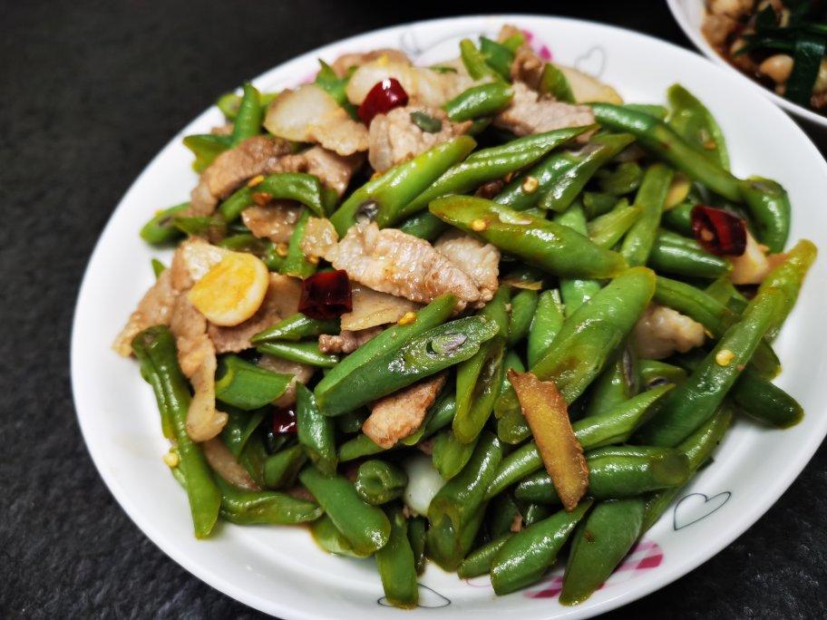 豆角炒肉