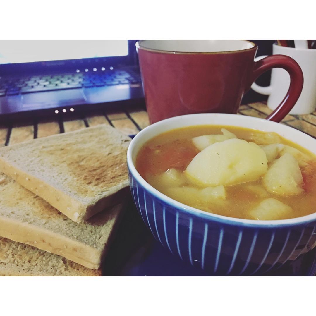 番茄土豆浓汤