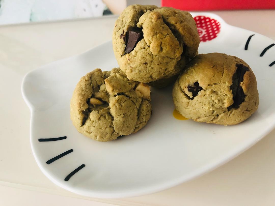 抹茶奶酪巧克力曲奇 Matcha Cream Cheese Choc Cookies