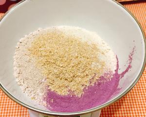 紫薯粗粮包子-西葫芦虾仁肉沫馅的做法 步骤1