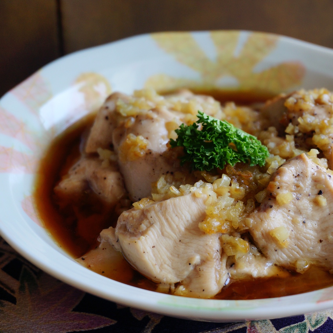 蒜蓉蒸鸡胸（鸡腿）