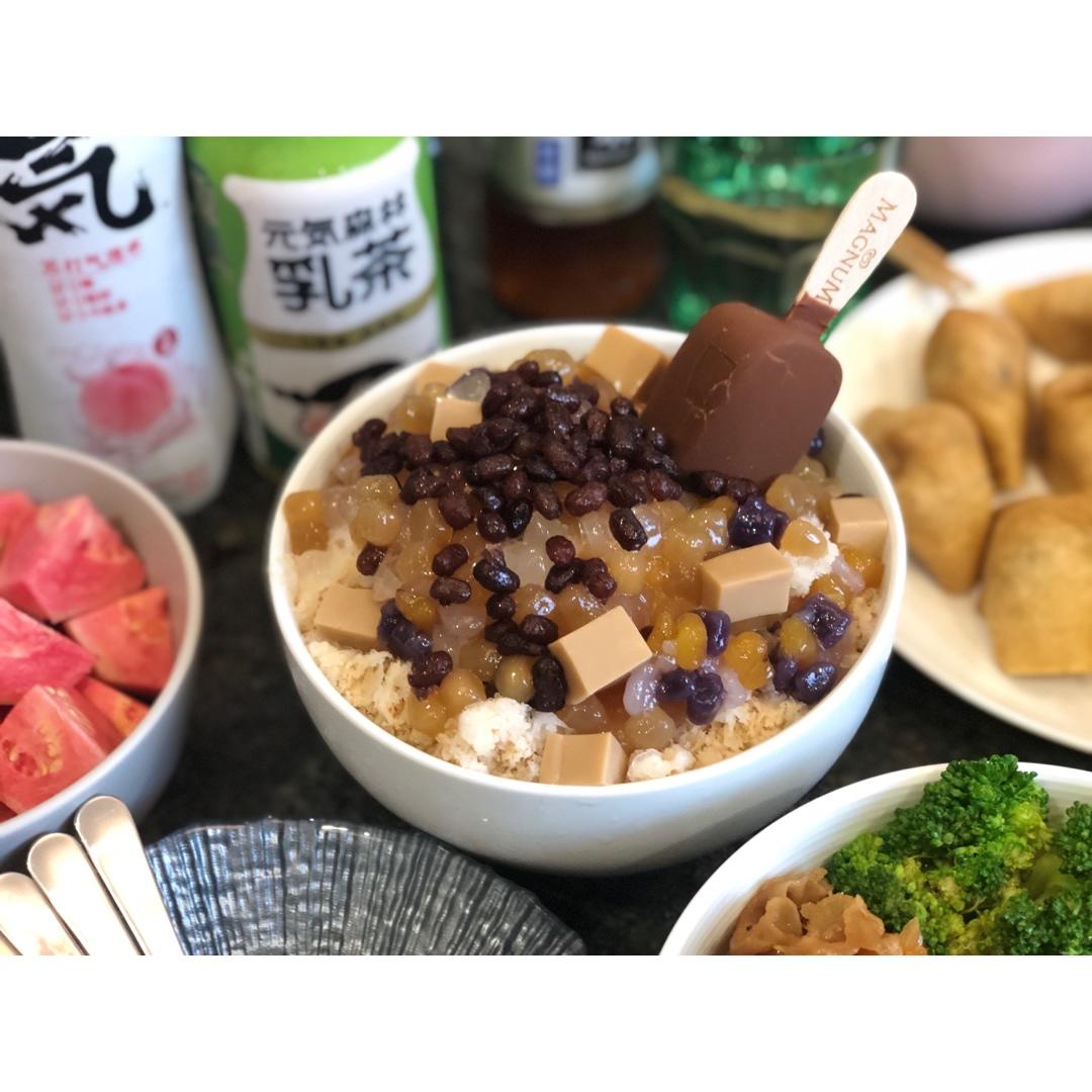 珍珠奶茶刨冰