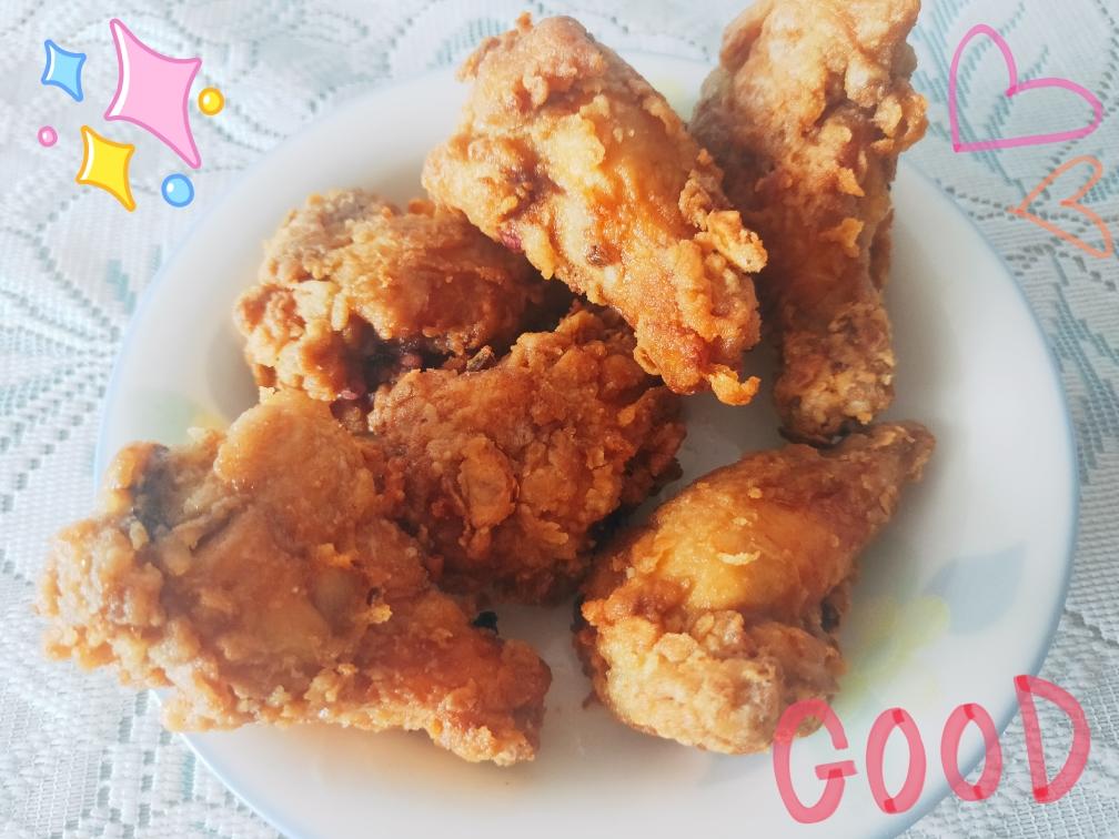 超好吃的蒜香炸鸡