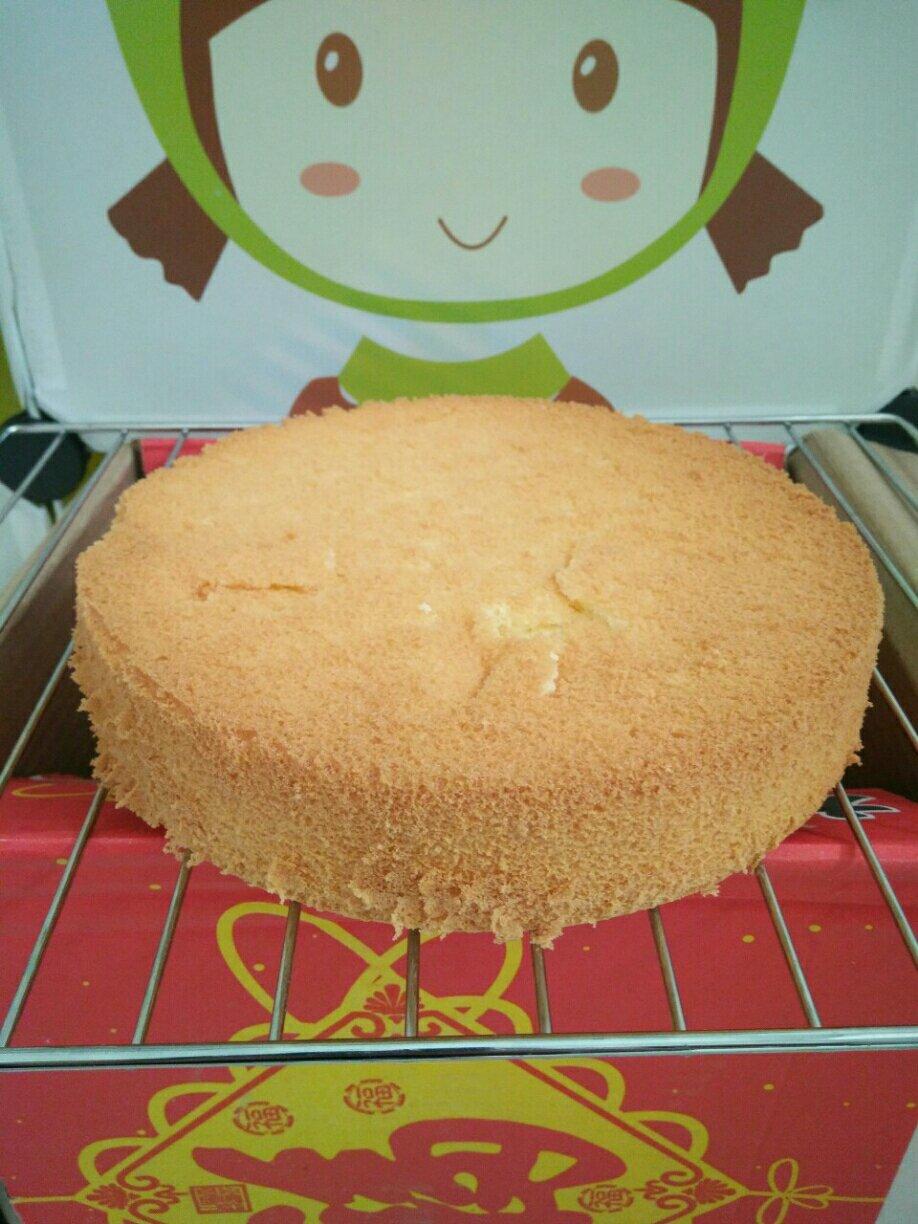 八寸戚风蛋糕（生日蛋糕坯）附六寸配单