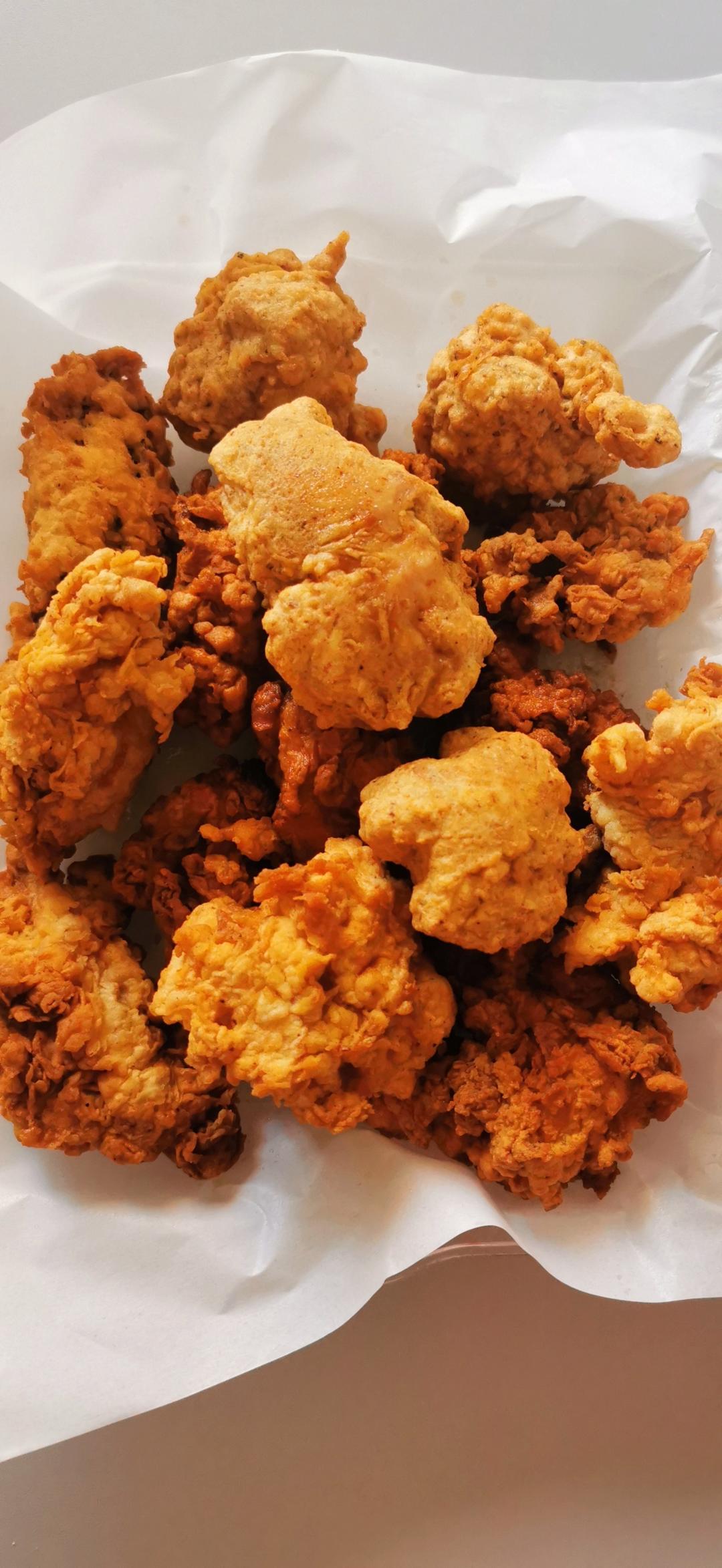 家庭版劲脆炸鸡块，无需炸鸡粉