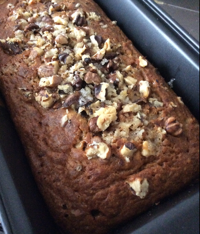 香蕉核桃磅蛋糕 Banana & Walnut Pound Cake