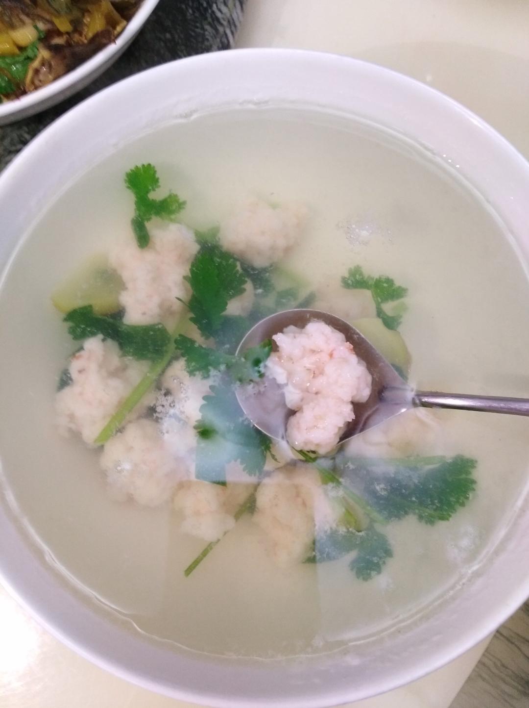 不加粉的Q弹虾滑