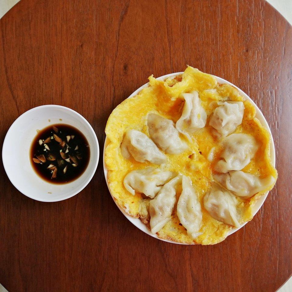 懒人快手抱蛋煎饺