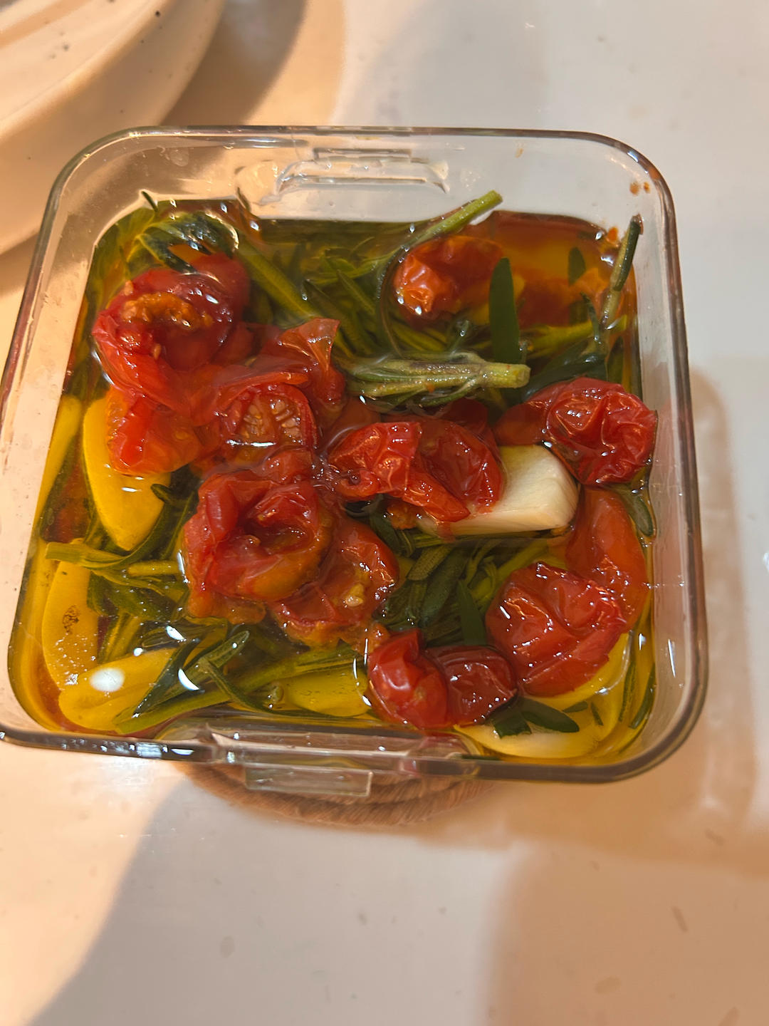 迷迭香橄榄油浸彩椒/油浸小番茄