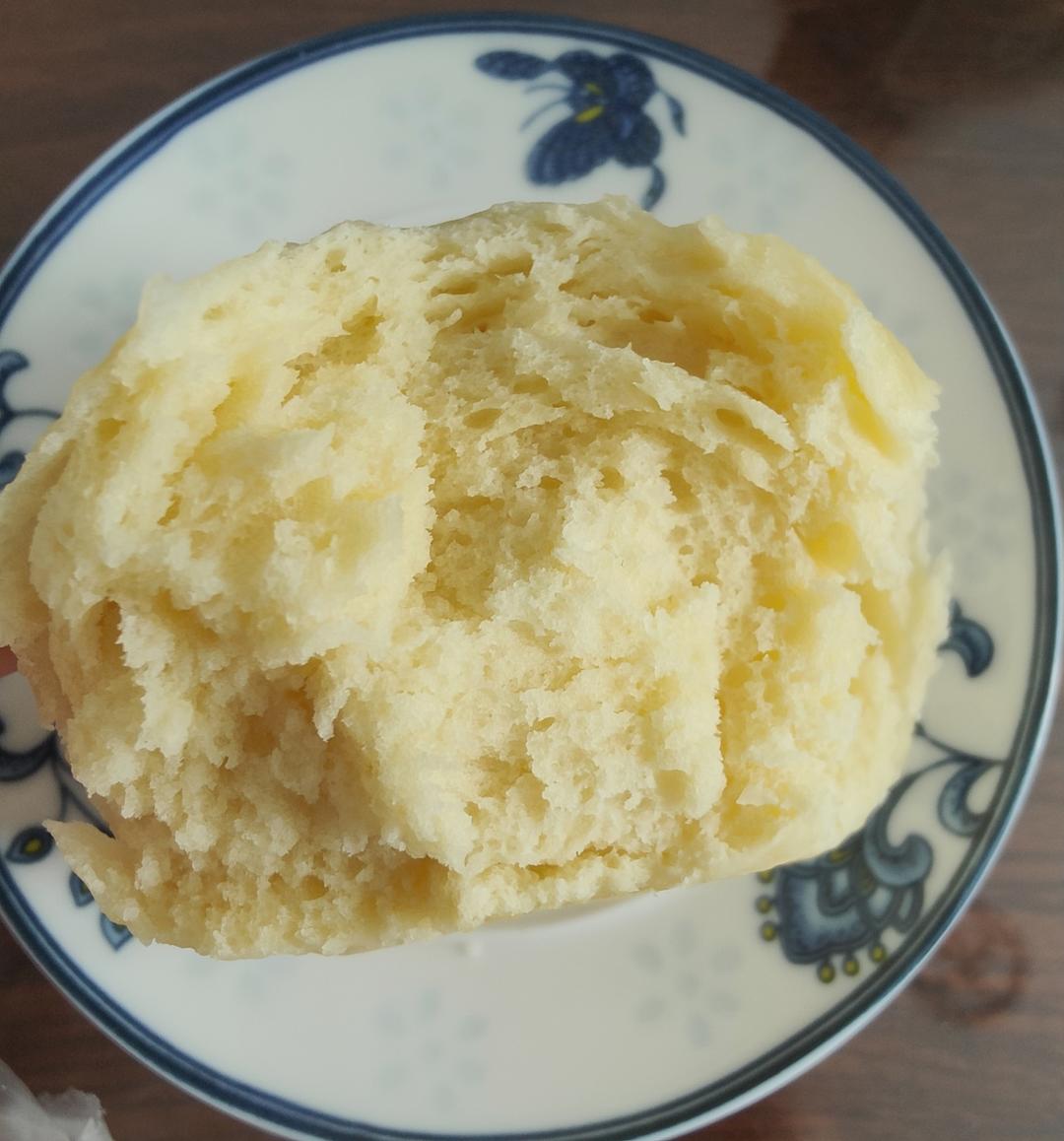 无糖无油鸡蛋牛奶馒头