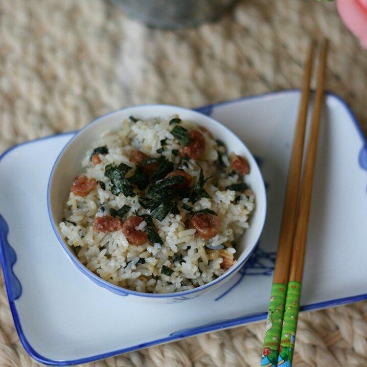 腊肠海苔饭的做法