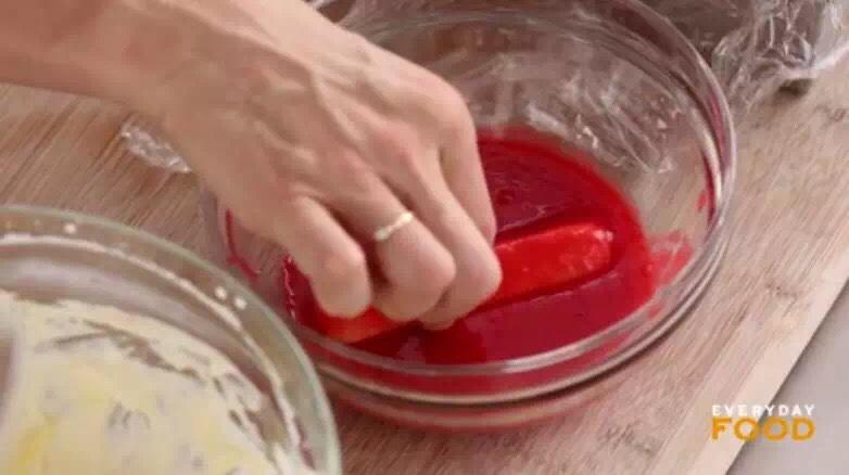 柠檬树莓软冻糕【快手意式的做法 步骤8