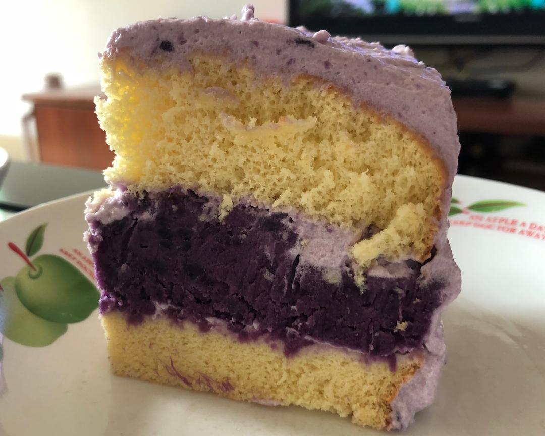 紫薯奶油蛋糕