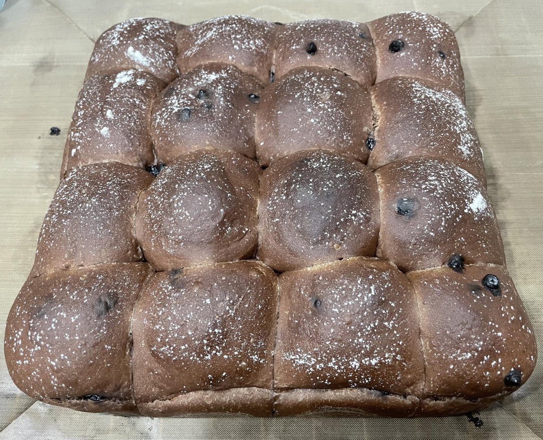 双重巧克力爆浆小餐包