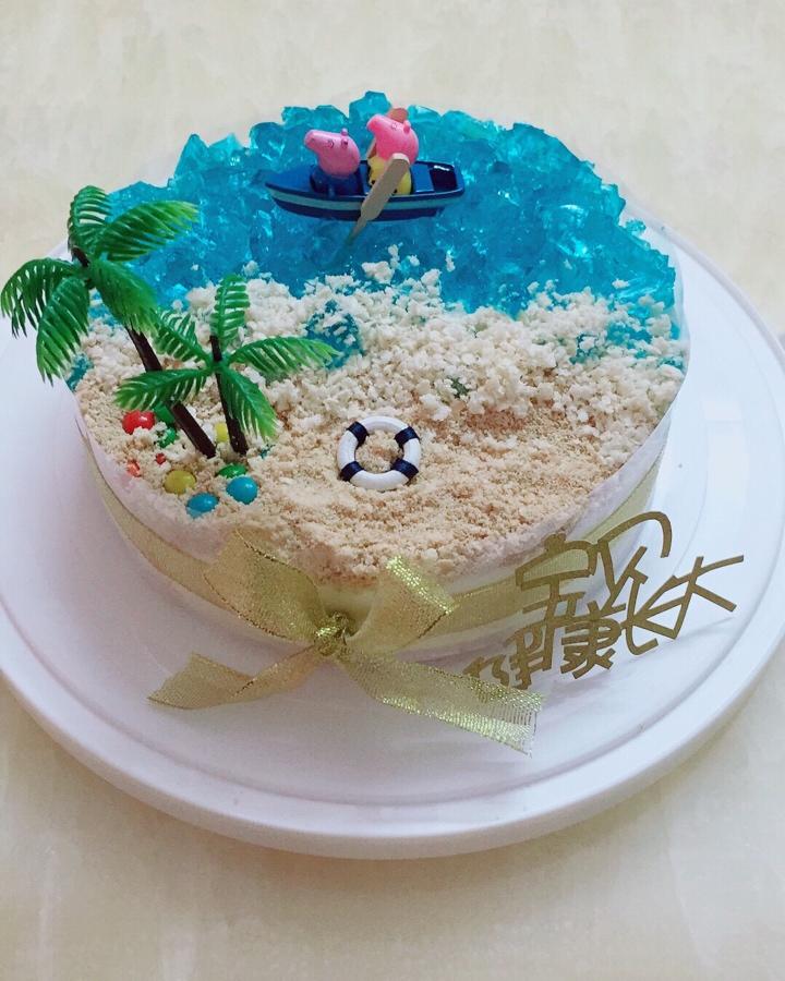 戚风版海洋蛋糕